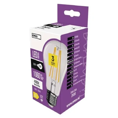 Gwint-trzonek-e27 - żarówka led filament a60 e27 7,8w 1060lm neutralna biel zf5151 emos 