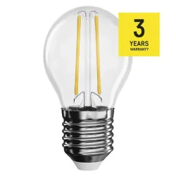 Gwint-trzonek-e27 - żarówka led filament mini globe e27 1,8w 250lm ciepła biel zf1100 emos 