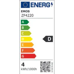 Gwint-trzonek-e14 - żarówka led filament świeczka e14 3,4w 470lm ciepła biel zf4220 emos 