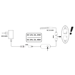 Sterowniki-i-odbiorniki - 320285 sterownik mini do taśm led rgbw 5 pin 10mm wi-fi tuya polux-goldlux 