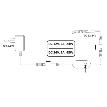 Sterowniki-i-odbiorniki - 320292 wi-fi tuya sterownik mini do taśm led mono 2 pin polux-goldlux 
