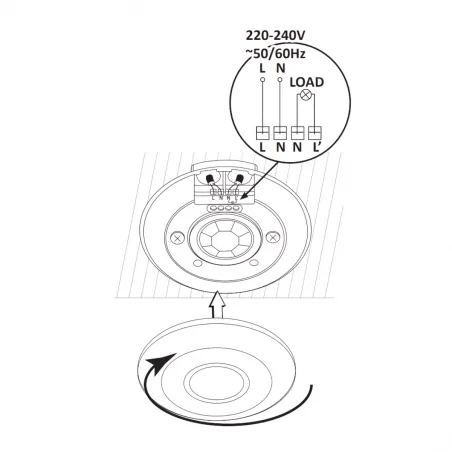 Elektroniczne-czujniki-ruchu - 318756 czujnik mikrofalowy ruchu i zmierzchu natynkowy es-m15b polux-goldlux 