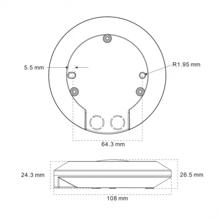 Elektroniczne-czujniki-ruchu - 318756 czujnik mikrofalowy ruchu i zmierzchu natynkowy es-m15b polux-goldlux 