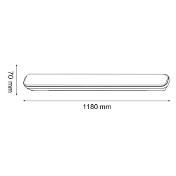 Oprawy-swietlowkowe - 304964 oprawa pyłoszczelna led 30w ip65 4000k probus goldlux 