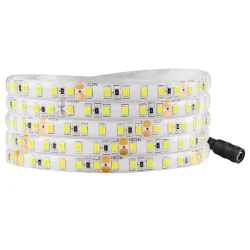 Tasmy-led - 5-metrowa taśma led z zasilaczem+wyłącznik 35w ip65 zimna barwa 6500k 319265 polux-goldlux 