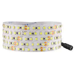 Tasmy-led - 5-metrowa taśma led zestaw z zasilaczem+włącznik ip20 35w zimna 6500k 319234 polux-goldlux 