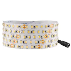 Tasmy-led - neutralna taśma led 5m zestaw z zasilaczem+włącznik 35w ip20 4000k 319227 polux-goldlux 