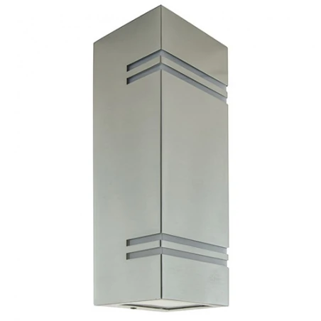Kinkiety-zewnetrzne - oprawa zewnętrzna matowy chrom 2x35w gu10 ip54 03018 keler 2xgu10 inox ideus 