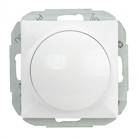 Regulatory-oswietlenia - 9000218 ściemniacz obrotowy biały 230v 60-400w so-p perła abex 