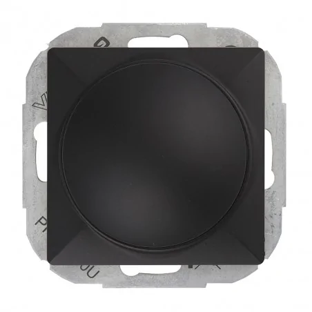 Regulatory-oswietlenia - ściemniacz obrotowy czarny mat 230v 60-400w so-p perła abex 