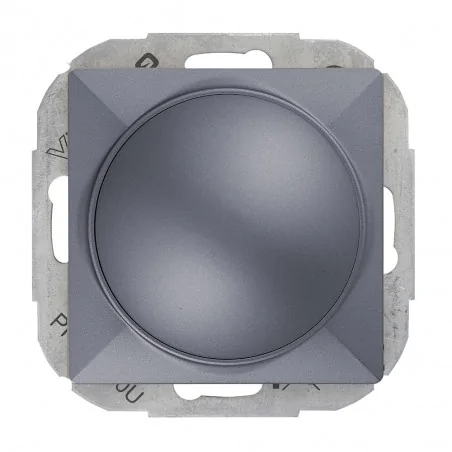 Regulatory-oswietlenia - 9000224 ściemniacz obrotowy antracyt 230v 60-400w so-p perła abex 