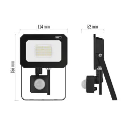 Naswietlacze-led-10w - zs2323 simpo naświetlacz led z czujnikiem ruchu 20w neutralny 4000k ip65 2000lm emos 