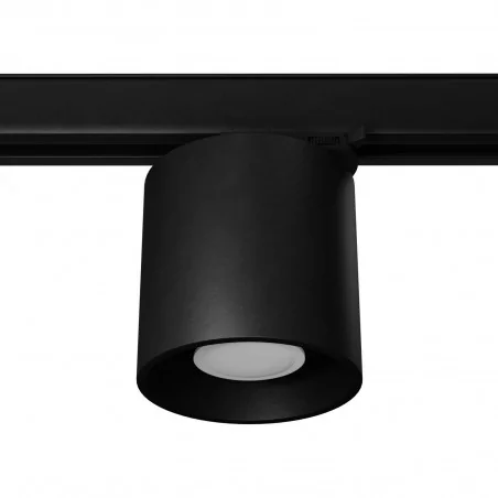 Oswietlenie-szynowe - myl.00032 czarne oświetlenie szynowe gu10 3000k 7w 510lm orbis 