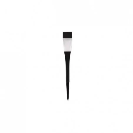 Lampy-solarne - 3744 czarna lampka solarna do ogródka zimne światło vr500 lvt 