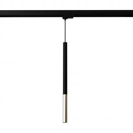 Oswietlenie-szynowe - myl.00029 czarno-złota szynowa lampa sufitowa g9 3000k 4,5w 450lm mozaica 