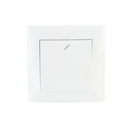 Wylaczniki-schodowe - lc-11b wesa tani włącznik schodowy w ramce biały podtynkowy vcx 