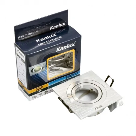 Oprawy-sufitowe-ruchome - sufitowa oprawa ruchoma ct-dtl50-al  seidy oprawa /18281/ kanlux 