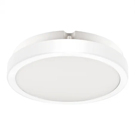 Plafony - ekp0468 lampa sufitowa biała led ip65 12w 4000k vera eko-light 