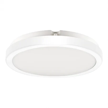 Plafony - ekp0472 plafon biały led o mocy 24w 4000k ip65 vera eko-light 