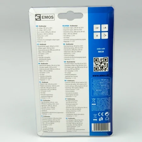 Mierniki - multimetr md-110 emos - 2202014000 