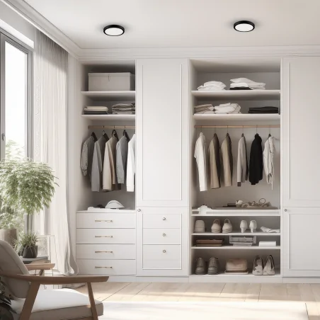 Plafony - ekp0469 czarny plafon led łazienkowy 12w 4000k ip65 vera eko-light 