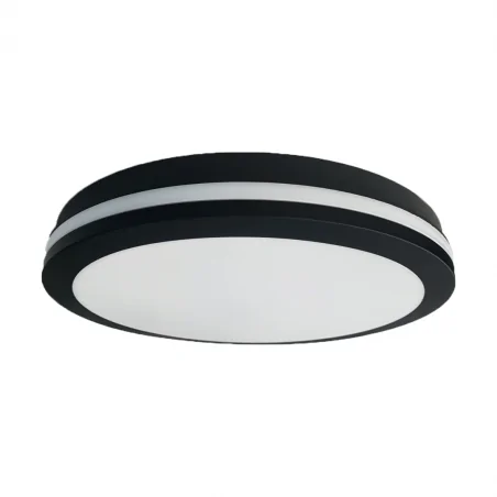 Plafony - ekp0476 plafon led 36w 4000k czarny ip54 marlon eko-light 