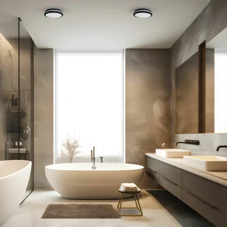 Plafony - ekp0475 uniwersalny plafon led o mocy 18w 4000k ip54 marlon eko-light 