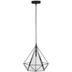 Lampy-sufitowe - 314550 lampa wisząca sufitowa z geometrycznym kloszem 1xe27 hira polux-goldlux