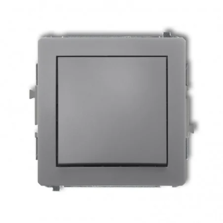 Wylaczniki-jednobiegunowe - 27dwp-1 włącznik pojedynczy szary mat jednobiegunowy deco karlik 