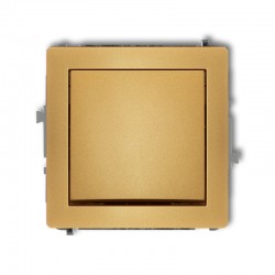 Wylaczniki-jednobiegunowe - 29dwp-1 włącznik pojedynczy złoty jednobiegunowy deco karlik