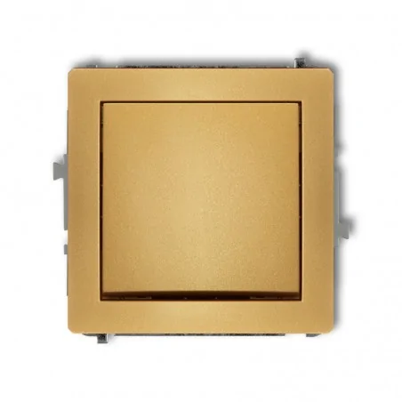 Wylaczniki-jednobiegunowe - 29dwp-1 włącznik pojedynczy złoty jednobiegunowy deco karlik 