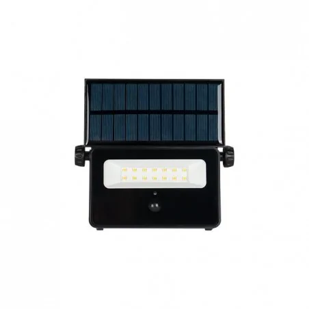 Kinkiety-solarne - 2458 przenośny naświetlacz solarny z czujnikiem ruchu pir 10w ip65 4500k lvt 