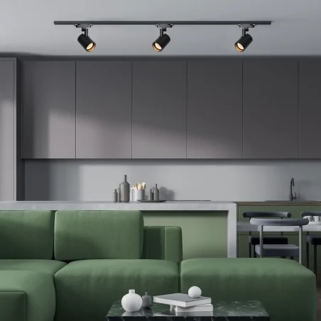 Oswietlenie-szynowe - ml0672 lampa do szynoprzewodu czarna 1xgu10 volf eko-light 