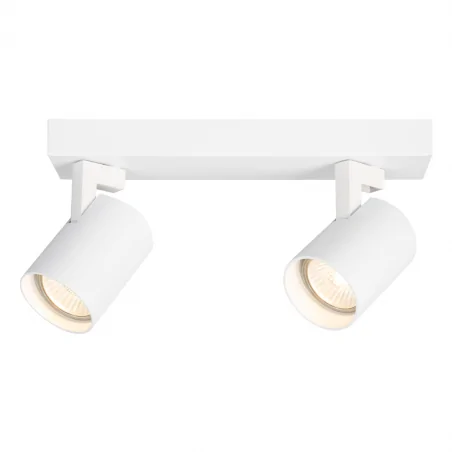 Lampy-sufitowe - ml0679 spot oświetleniowy biały listwa 28cm 2xgu10 volf eko-light 