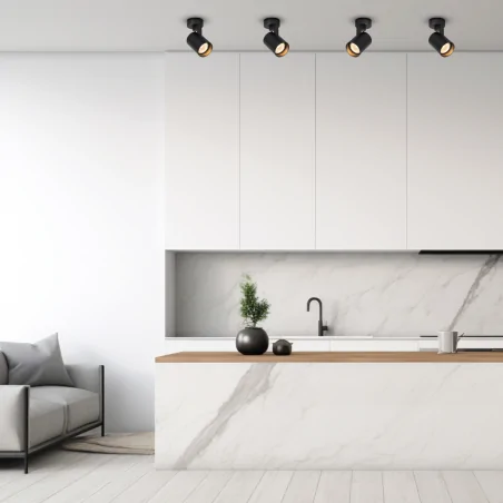 Lampy-sufitowe - ml0675 pojedyncza lampa - spot oświetleniowy 1xgu10 volf eko-light 