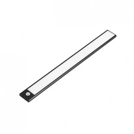 Oprawy-meblowe-podszafkowe - 0319 czarna lampa podszafkowa z czujnikiem ruchu usb 2w 30cm lvt 