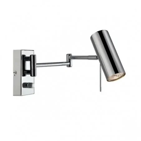 Kinkiety-do-salonu - kinkiet na żarówkę gu10 w kolorze chromu max.35w roma 1l nowodvorski 