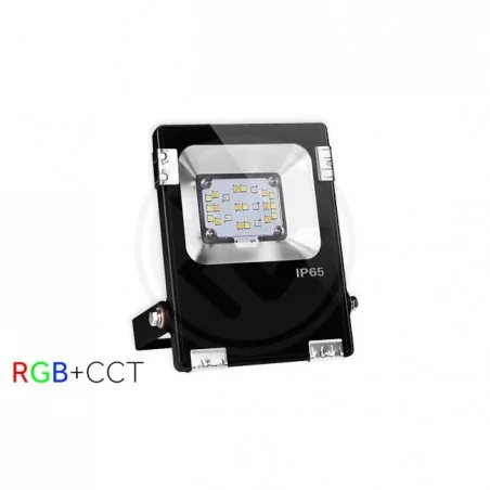 Naswietlacze-z-czujnikiem-ruchu - futt05 naświetlacz led z kolorowym światłem rgb 9 trybów 10w cct lvt 