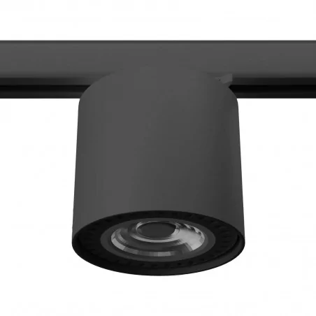 Oswietlenie-szynowe - myl.00037 czarna oprawa szynowa gu10 tiube 