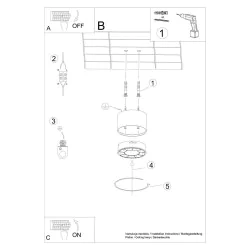 Lampy-sufitowe - sl.1254 polski plafon led biały walec dio 10w 4000k sollux 