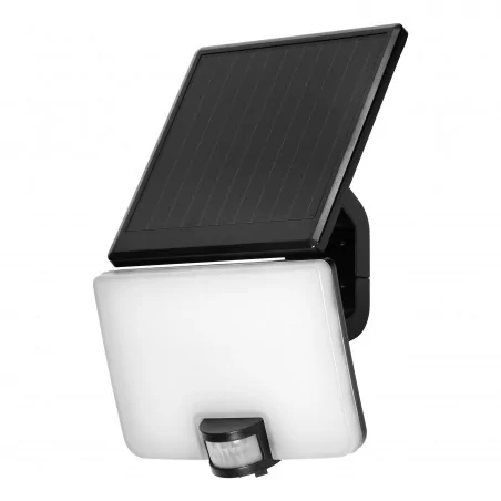 Lampy-solarne - ad-sl-6467blr4 składany naświetlacz solarny z czujnikiem ruchu pir led 10w ip54 4000k solis orno 