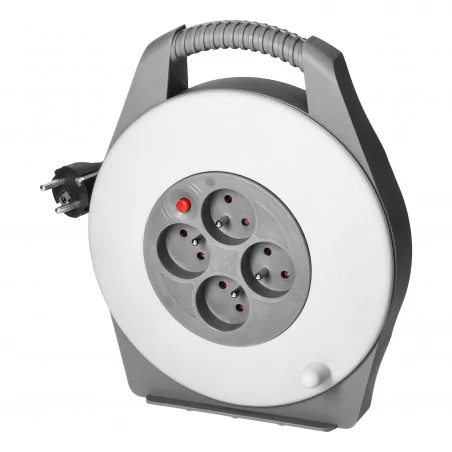 Przedluzacze-bebnowe - cr-2/g przedłużacz bębnowy 10m 4 gniazda 2p+z kabel pvc h05vv-f 3x1mm2 orno 