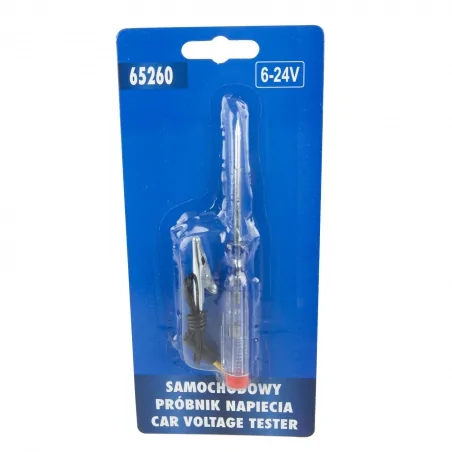 Mierniki - próbnik napięcia samochodowy 6-24v 65260 