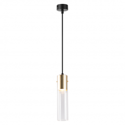 Lampy-sufitowe - ml0845 lampa wisząca tuba złota 1xgu10 ricky eko-light