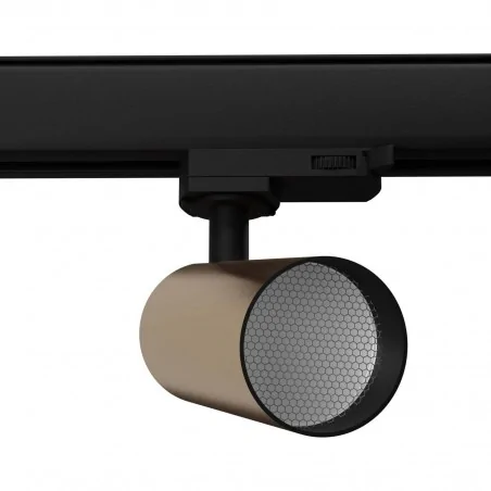 Oswietlenie-szynowe - myl.00083 szynowa oprawa sufitowa szczotkowany mosiądz led 3000k isa 