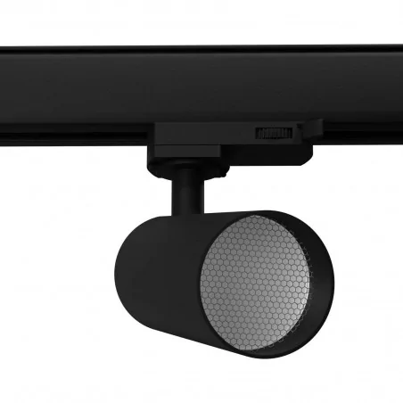 Oswietlenie-szynowe - myl.00081 czarna szynowa oprawa sufitowa led 3000k isa 