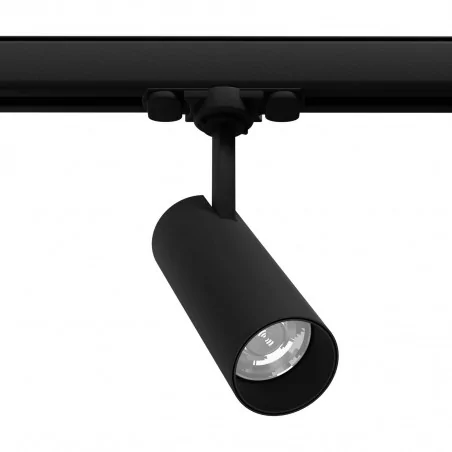 Oswietlenie-szynowe - myl.00085 czarna sufitowa oprawa szynowa led 3000k torn 