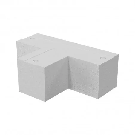 Oswietlenie-szynowe - myl.00111 biały łącznik zasilający t do szynoprzewodów 