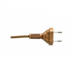 Kable-i-przewody - sp/w 1,90 złoty przewód z włącznikiem 1,9m (2x0,50) zamel