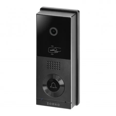 Wideodomofony - zestaw wideodomofonowy jednorodzinny 2-żyłowy tuyasmart z ekranem dotykowym 8'' xiran or-vid-ma-1079/b orno 